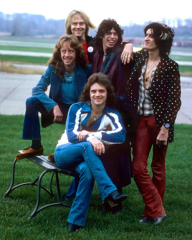 Aerosmith Group Portrait, Terre Haute, IN, 1977