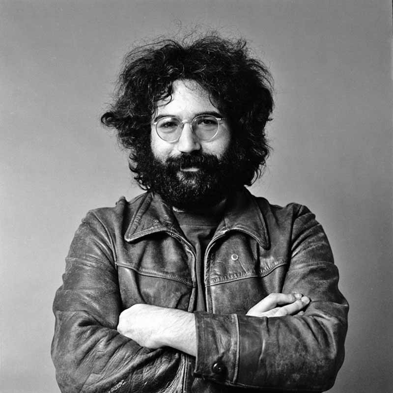 Jerry Garcia Portrait Arms Crossed, Belvedere St. Studio, 1969