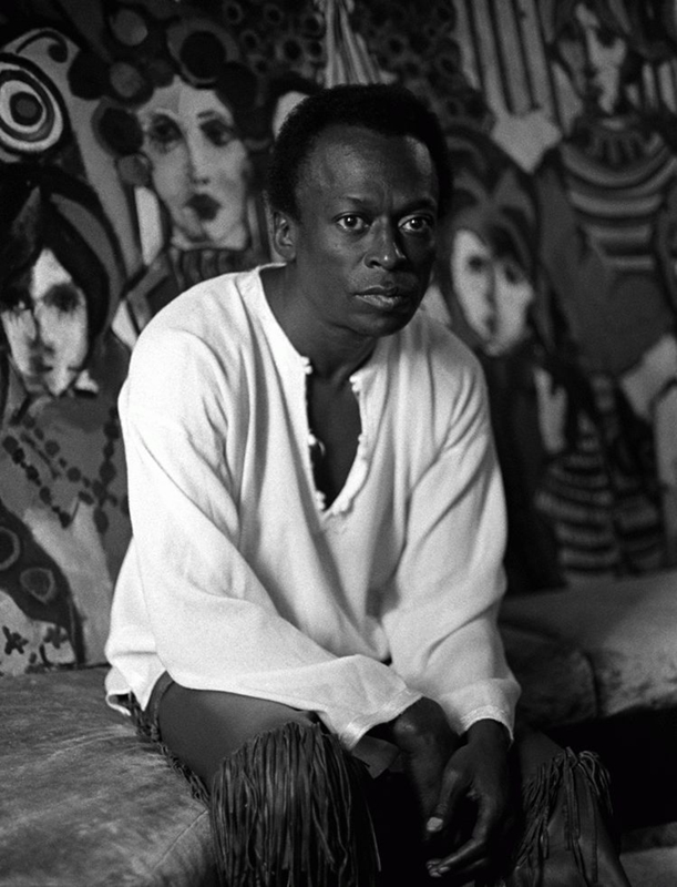 Miles Davis Portrait at Home, New York City, 1969