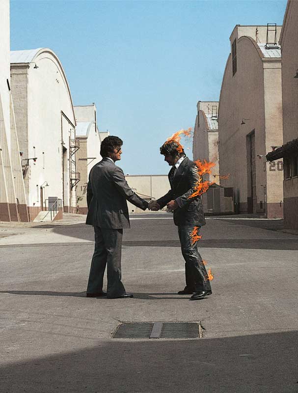 Pink Floyd Wish You Were Here Album Cover Uk 1975