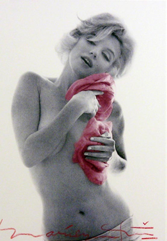 Marilyn Monroe, Pink Roses, From The Last Sitting, 1962