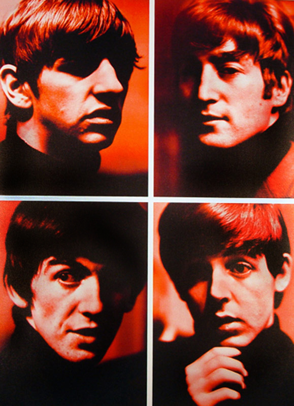 The Fab Four Quad - Red, Liverpool, 1963