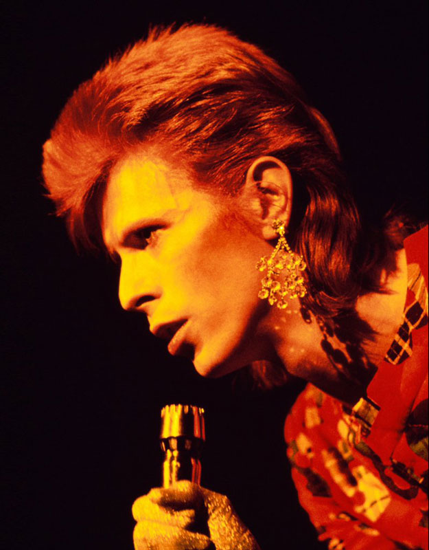 David Bowie Portrait Close Up Onstage, Scotland, May, 1973