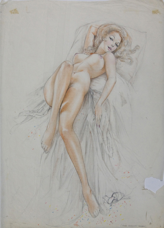 Study of a Reclining Nude Blonde, 1974