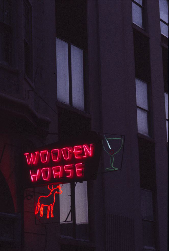 San Francisco Neon Series, Wooden Horse, 1980