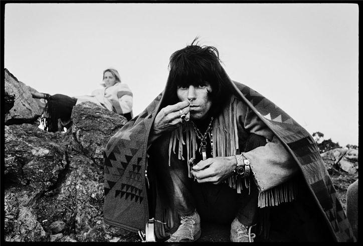 Keith Richards Snorting, Joshua Tree National Park, CA, 1968