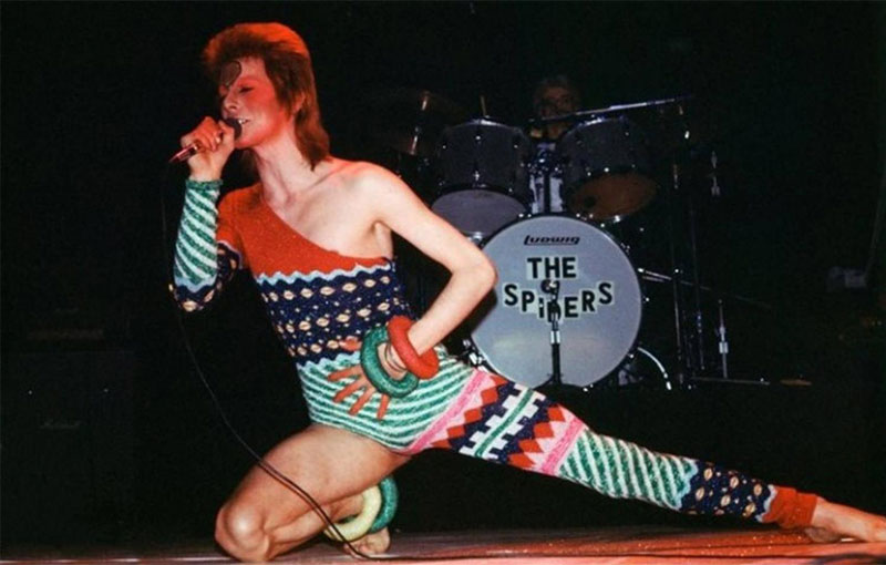 David Bowie Onstage as Ziggy, Empire Theatre, Liverpool, June, 1973