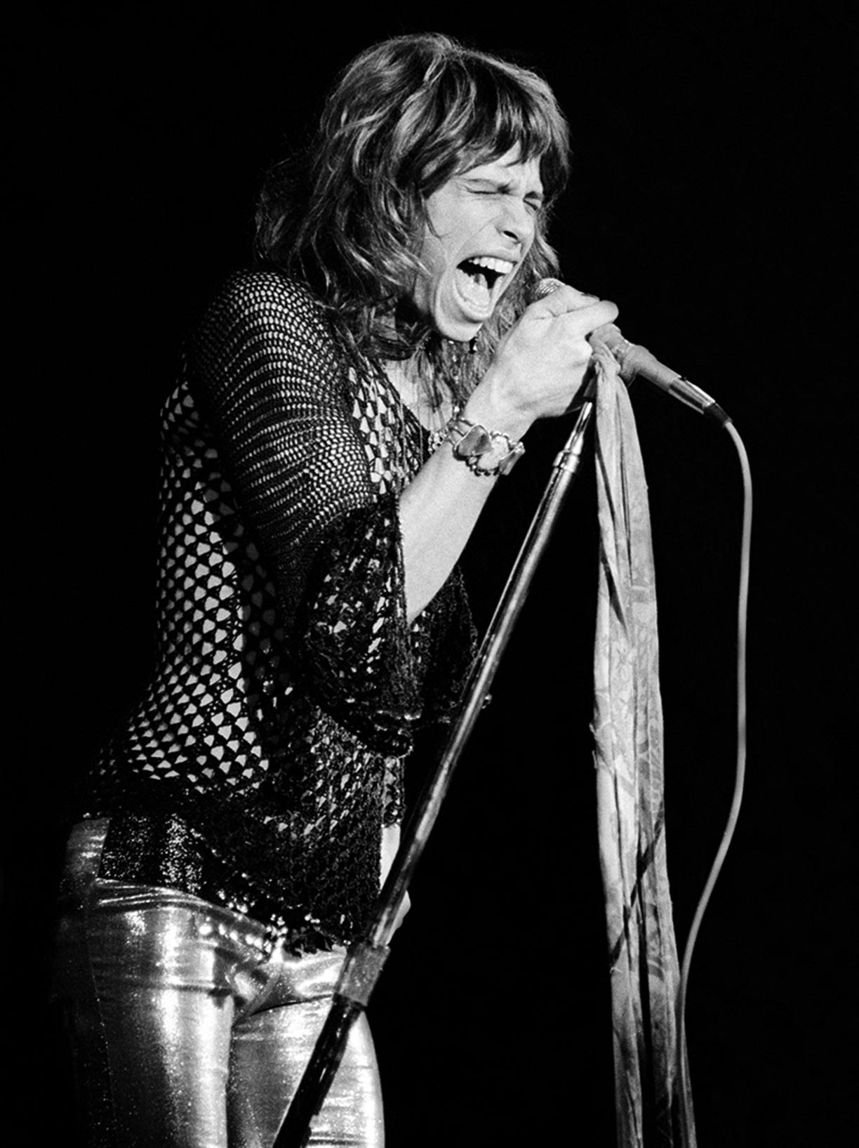 Steven Tyler Singing, Boston Music Hall, 1974