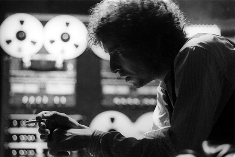 Bob Dylan Recording at SIR Studios, NYC, 1975