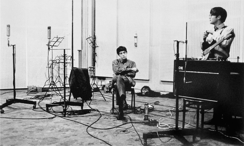 Paul McCartney & John Lennon Listening to Playback, Abbey Road Studios, 1963