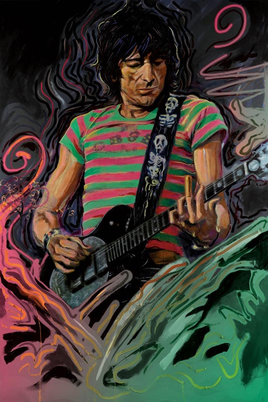 The Blue Smoke Suite - Ronnie Wood, 2012 - Canvas