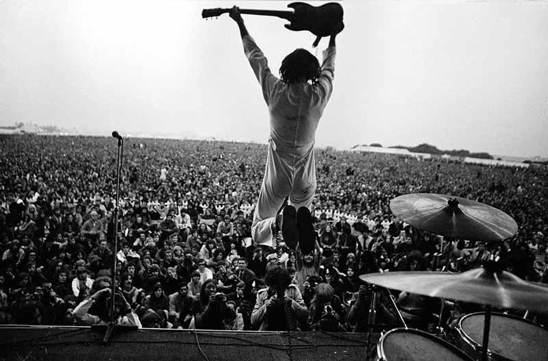 The Who Performing, Isle of Wight Festival, 1969