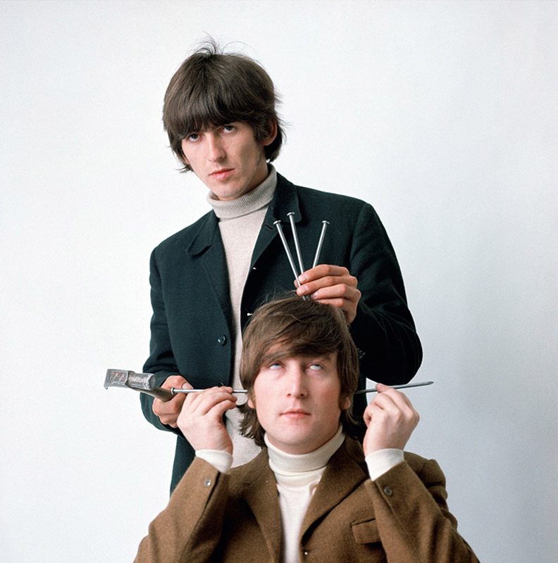 George Harrison & John Lennon, Nails, London, 1966