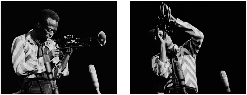 Miles Davis "It's About Time" Diptych, Fillmore East, NYC, June 18, 1970