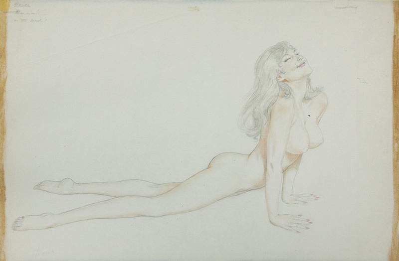 Study of a Reclining Nude Blonde, 1973