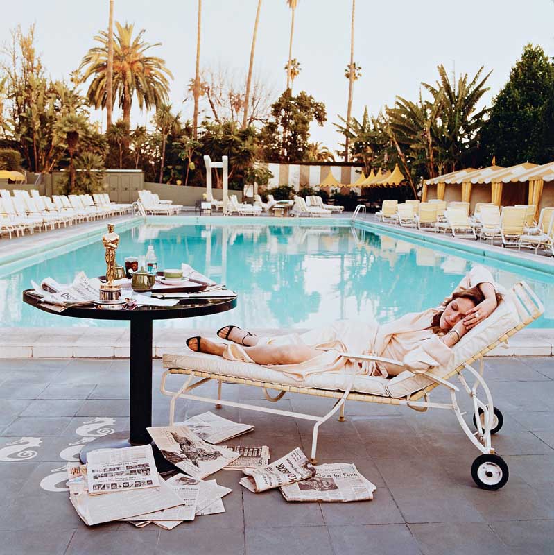 Faye Dunaway - Oscar Ennui Outtake, Beverly Hills Hotel, Los Angeles, March 29, 1977 (Color)