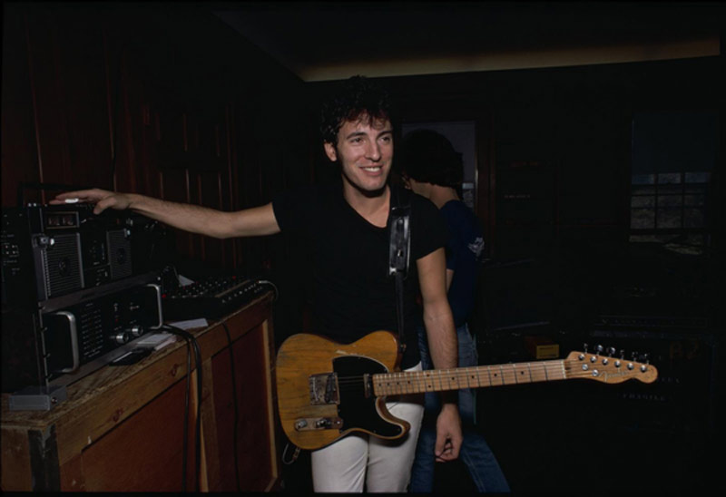 Bruce Springsteen with His Telecaster, Holmdel, NJ, 1979