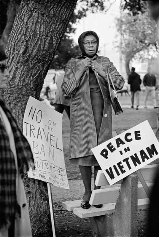 Women's Vietnam Day Committee March No On The Travel Ban, Oakland, 1965