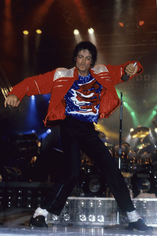 Michael Jackson Performing in Red Jacket, 1984