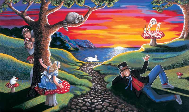 The White Rabbit in Wonderland, 2001