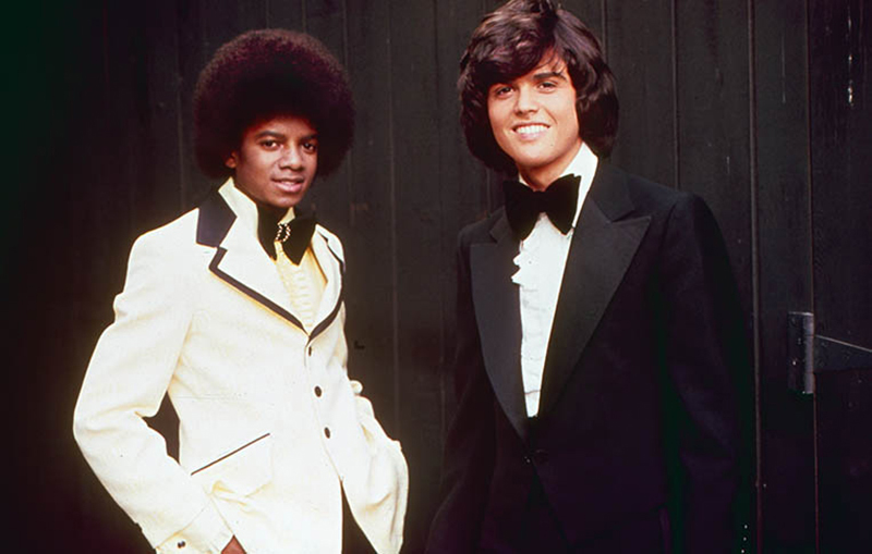 Michael Jackson and Donny Osmond, Los Angeles, 1974