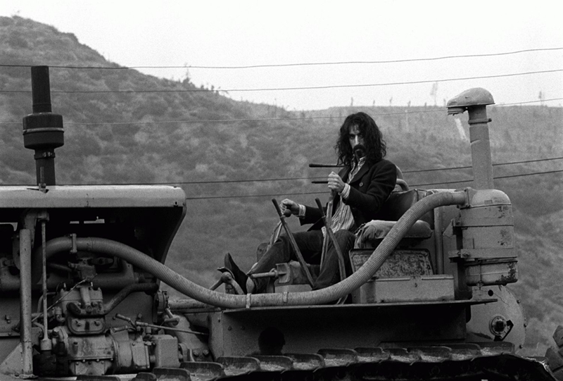Frank Zappa on a Tractor, Laurel Canyon, 1968