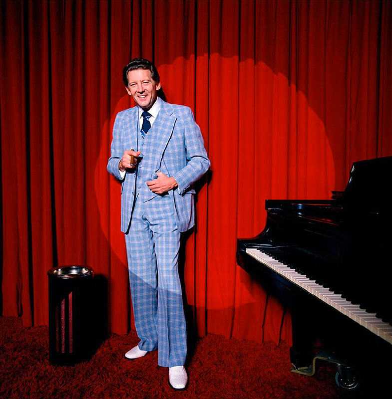 Jerry Lee Lewis in the Spotlight, Los Angeles, c.1970s