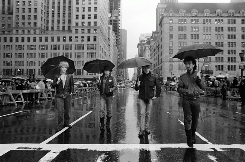 U2, St. Patrick's Day Parade, NYC, 1982 (I)
