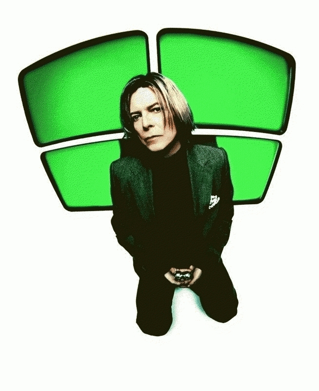 David Bowie Portrait, Green Screens, 2001