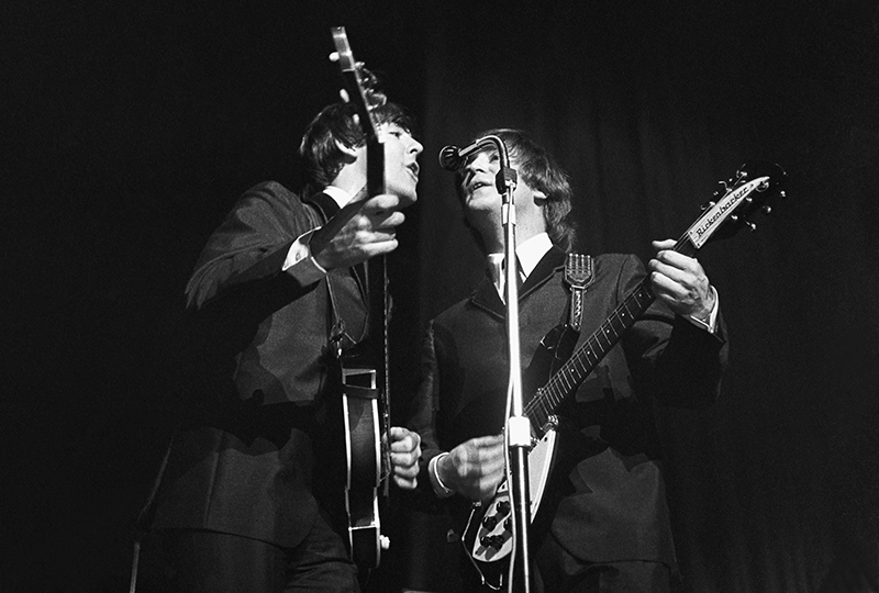 Paul McCartney and John Lennon, Harmony, ABC, Huddersfield, 1963