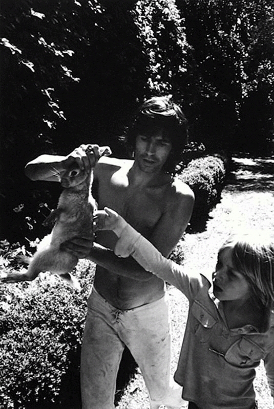 Keith & Jake Weber Capture a Rabbit, Nellcôte, France, 1971