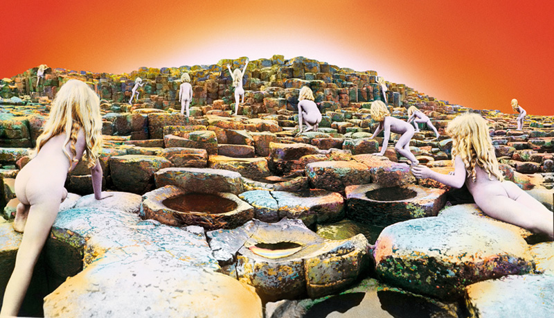 Led Zeppelin, Houses of the Holy Album Cover, 1973