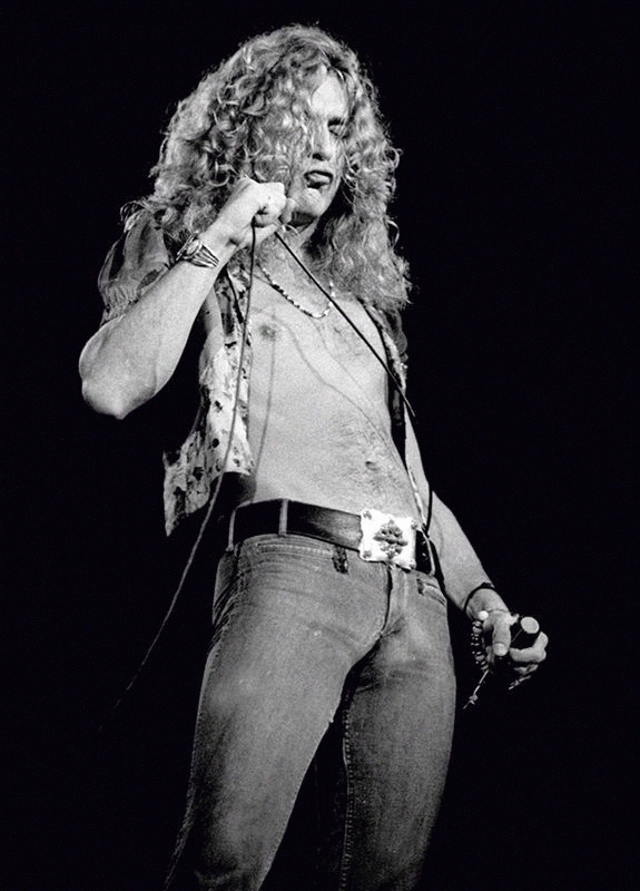 Robert Plant Onstage, Boston Garden, 1973