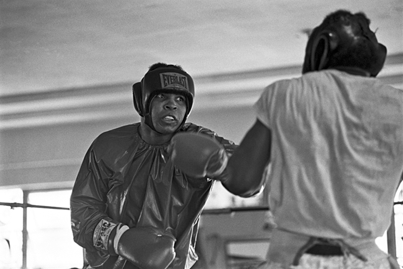Muhammad Ali, Sparring, NYC, 1971