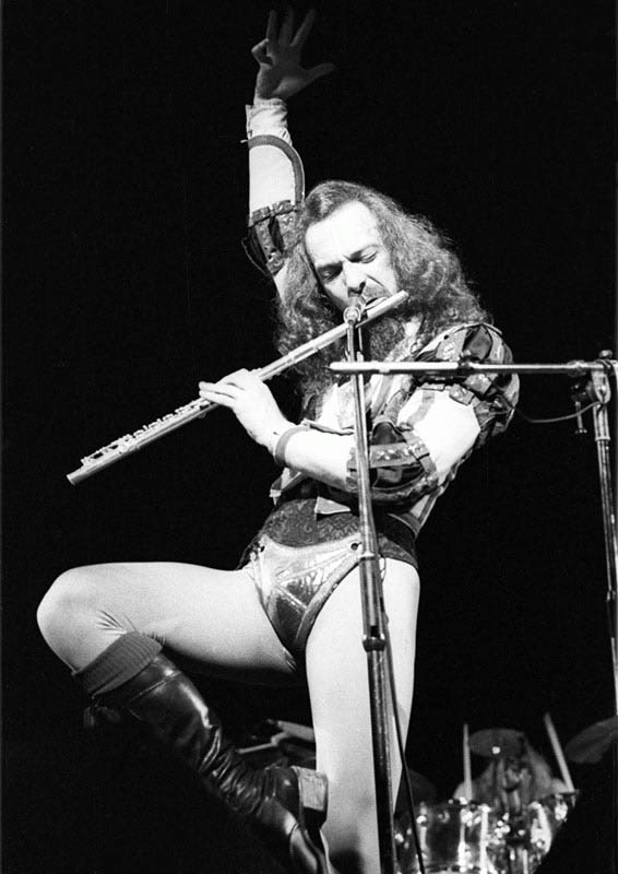 Ian Anderson with Jethro Tull Performing at Hammersmith Odeon, 1975