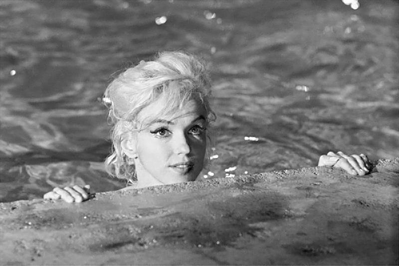 Marilyn Monroe (27), Cherub, on the Set of Something's Got to Give, May, 1962