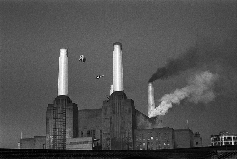 Pink Floyd, Animals Cover Shoot (21A), Battersea Power Station, London, 1976