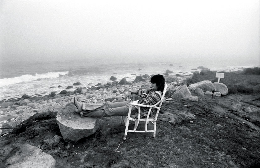 Ronnie Wood Relaxing in Montauk, NY, 1975