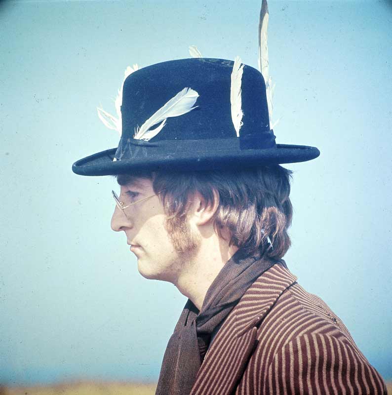 John Lennon in Feathered Hat, Magical Mystery Tour, 1967