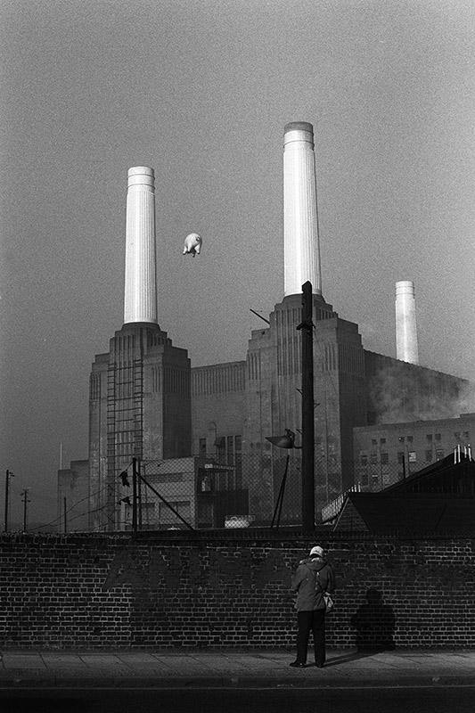 Pink Floyd, Animals Cover Shoot (16A), Battersea Power Station, London, 1976