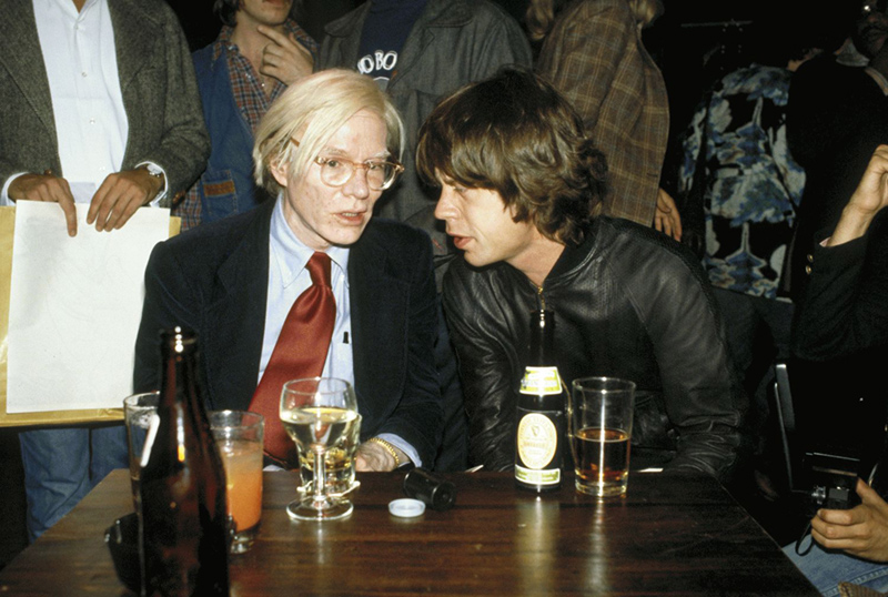 Mick Jagger & Andy Warhol, Trax Nightclub, NYC, 1977