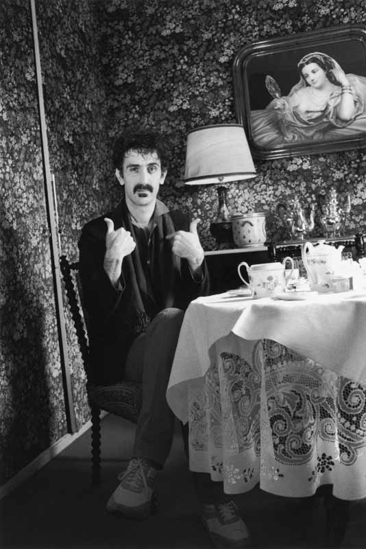 Frank Zappa, L'Hotel, Rue des Beaux Arts, Paris, 1980