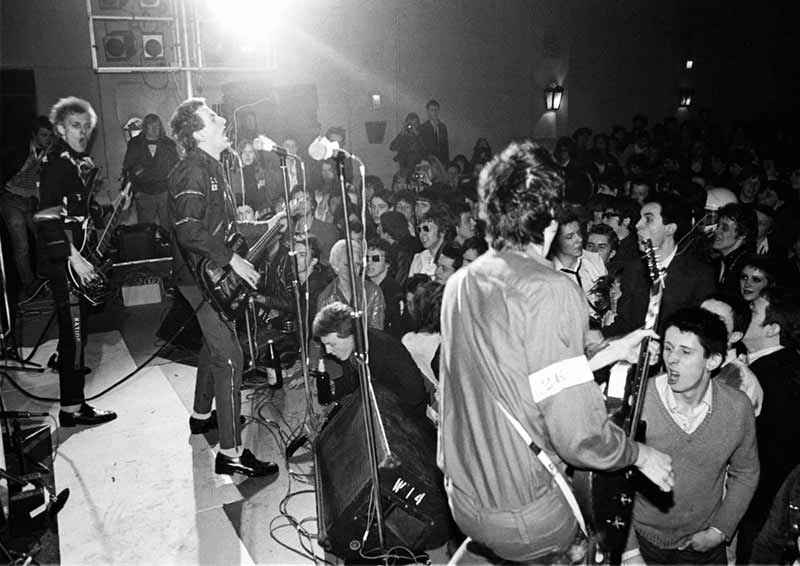The Clash Performing, Harlesden Coliseum, 1977
