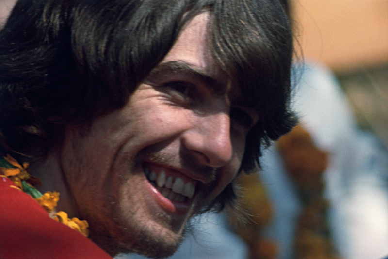 George Harrison, Rishikesh, India, 1968
