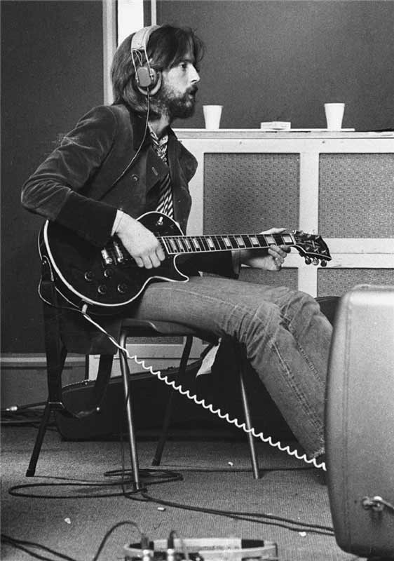 Eric Clapton Recording, Olympic Studios, London, 1969