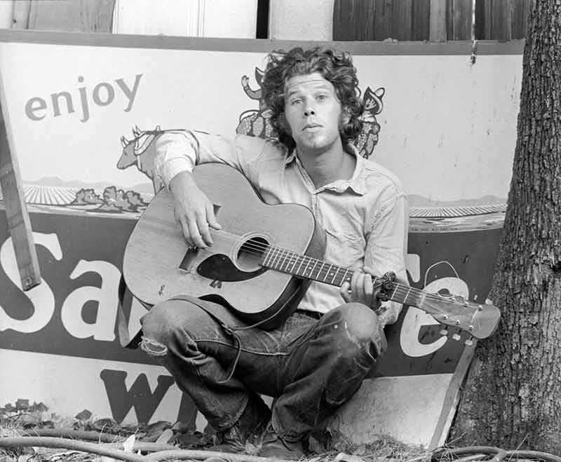 Tom Waits with Guitar, Los Angeles, 1972.