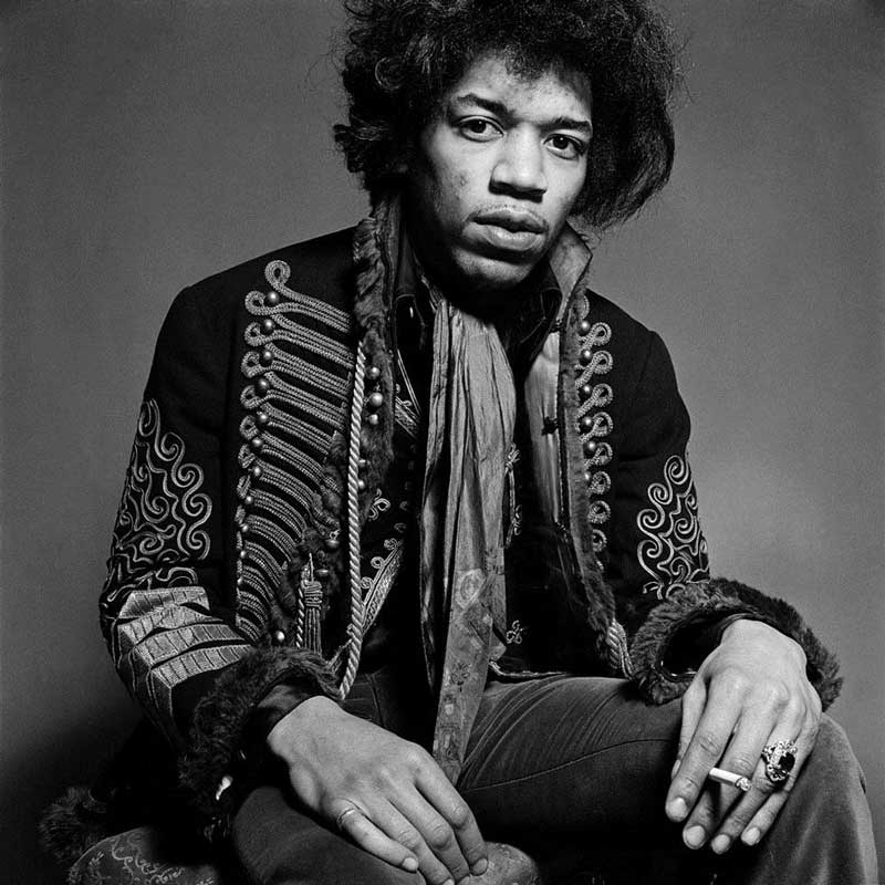 Jimi Hendrix "Jacket & Hands", Mason's Yard, London, 1967