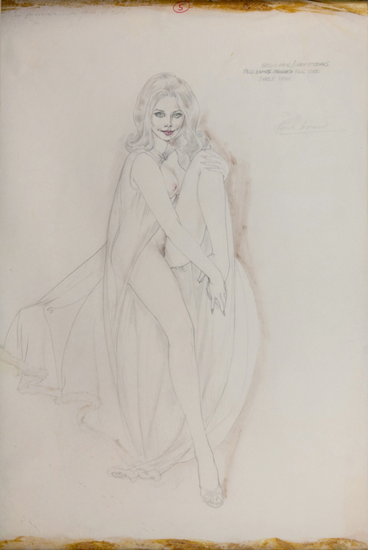 Study of a Seated Young Blonde in a Long Peignoir, 1975
