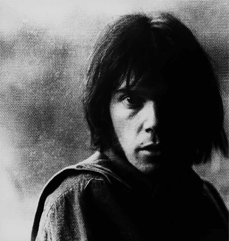 Neil Young, 1969 (Canvas look)