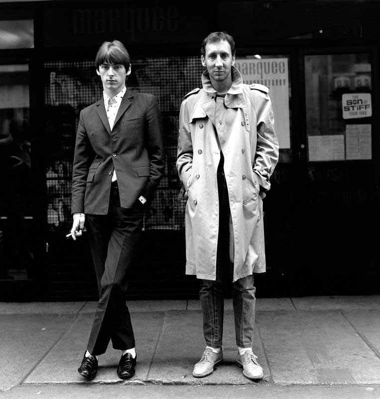 Paul Weller and Pete Townshend, London, 1980